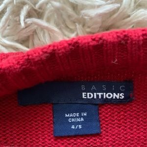 Basic Editions | Shirts & Tops | Basic Editions Childrens Redblackwhite ...